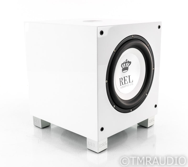 REL T/9i 10" Powered Subwoofer; T-9i; Gloss White