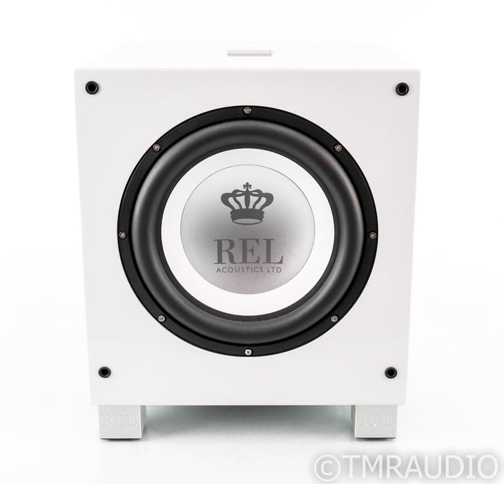 REL T/9i 10" Powered Subwoofer; T-9i; Gloss White