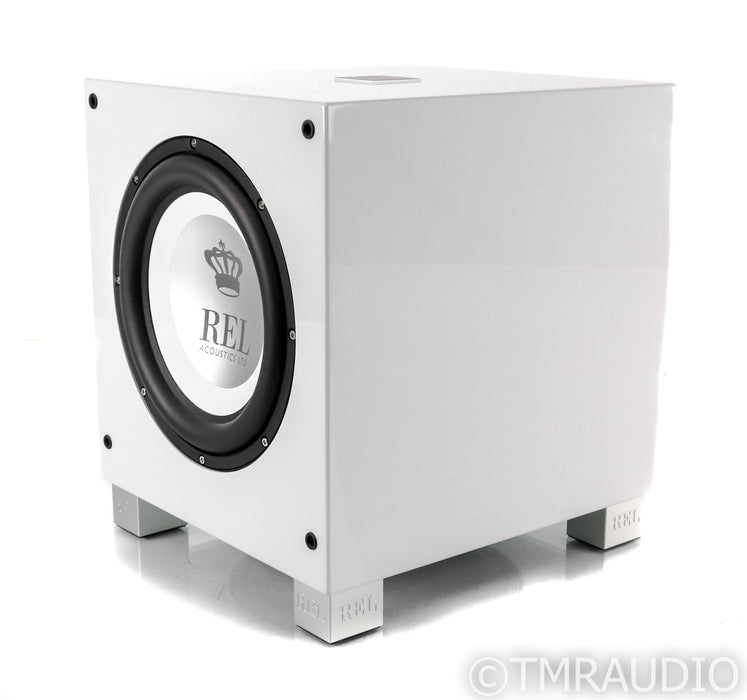 REL T/9i 10" Powered Subwoofer; T-9i; Gloss White
