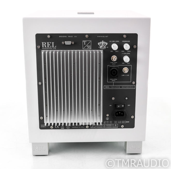 REL T/9i 10" Powered Subwoofer; T-9i; Gloss White