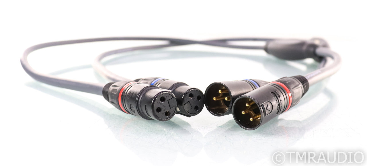 Transparent Audio Plus XLR Cables; Gen 5; 1m Pair Balanced Interconnects