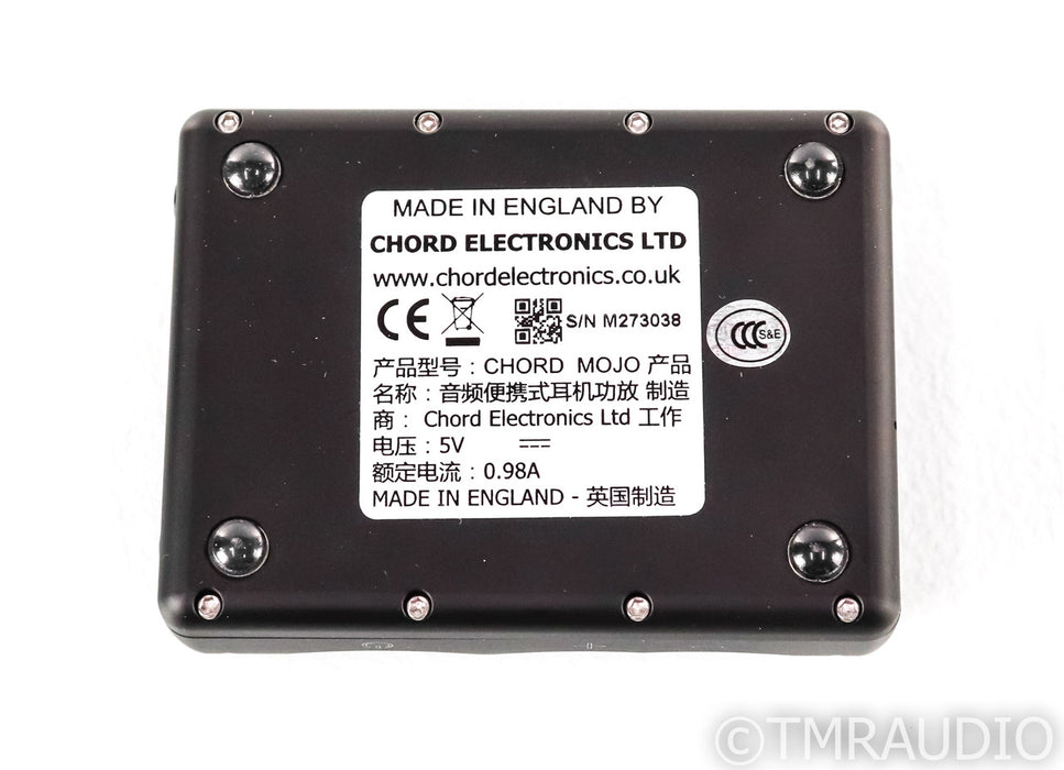 Chord Electronics Mojo Portable Headphone Amplifier / DAC; Black w/ Leather Case