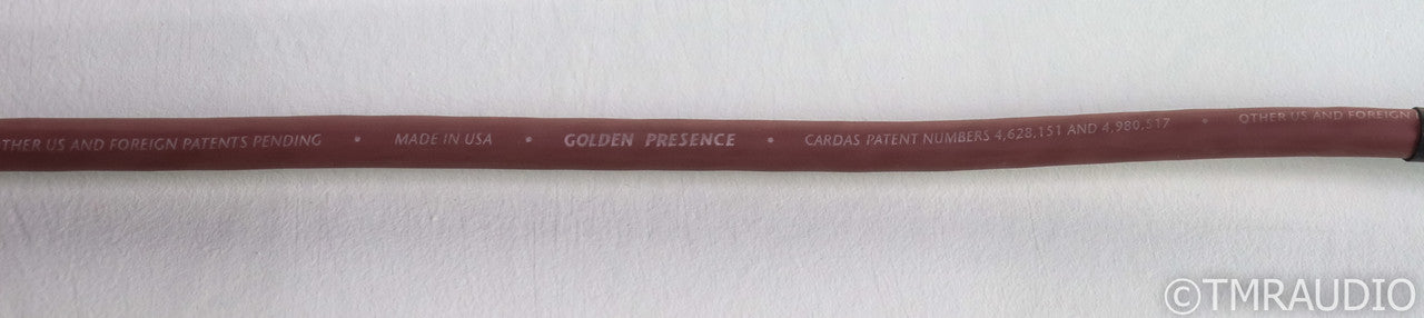 Cardas Golden Presence Speaker Cables; 5.5m Pair