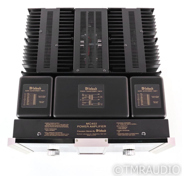 McIntosh MC402 Stereo Power Amplifier; MC-402