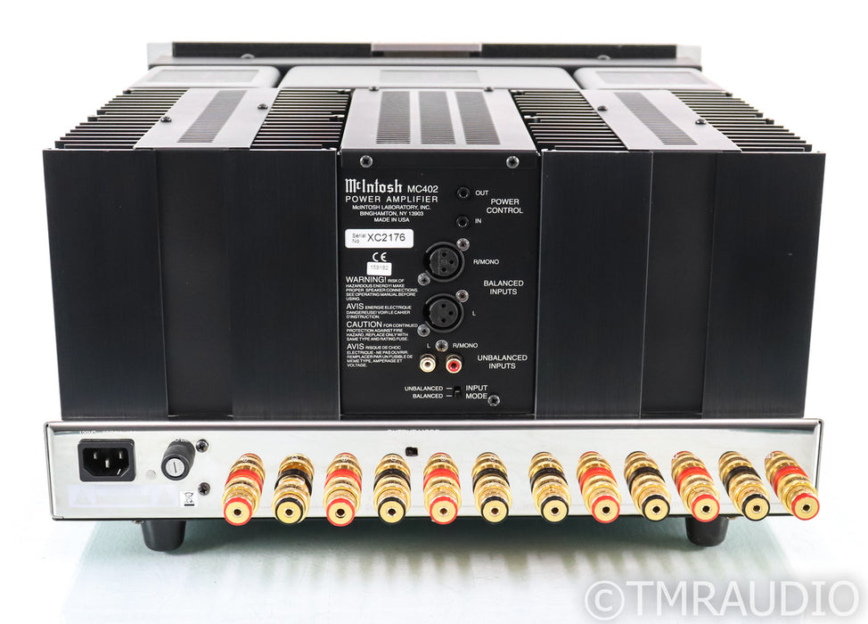McIntosh MC402 Stereo Power Amplifier; MC-402