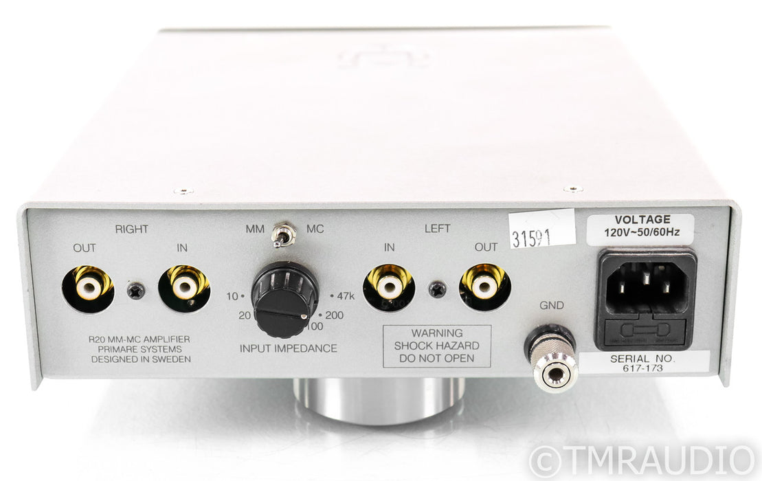 Primare R20 MM / MC Phono Preamplifier; R-20; Silver
