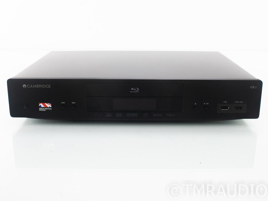 Cambridge CXU Universal Blu-Ray Player; CX-U; Remote; AS-IS (No HDMI Out)