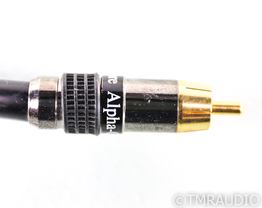 Alpha Core Goertz Micro Purl Silver RCA Cables; .5m Pair Interconnects