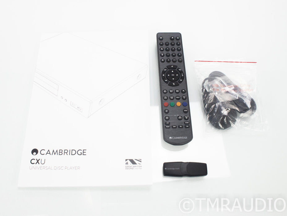 Cambridge CXU Universal Blu-Ray Player; CX-U; Remote; AS-IS (No HDMI Out)