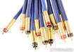 Audioquest Quartz X3 RCA Cables; Set of Six 1m Interconnects; Three Pairs