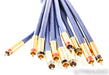 Audioquest Quartz X3 RCA Cables; Set of Six 1m Interconnects; Three Pairs