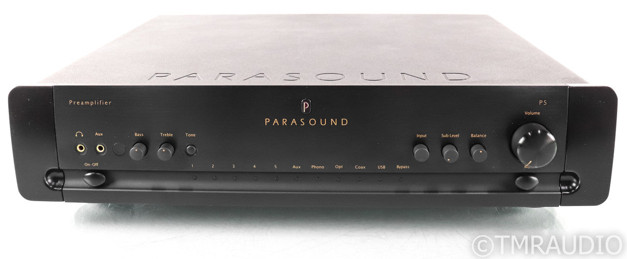 Parasound Halo P5 2.1 Channel Preamplifier; P-5; Remote; MM/MC Phono; Black