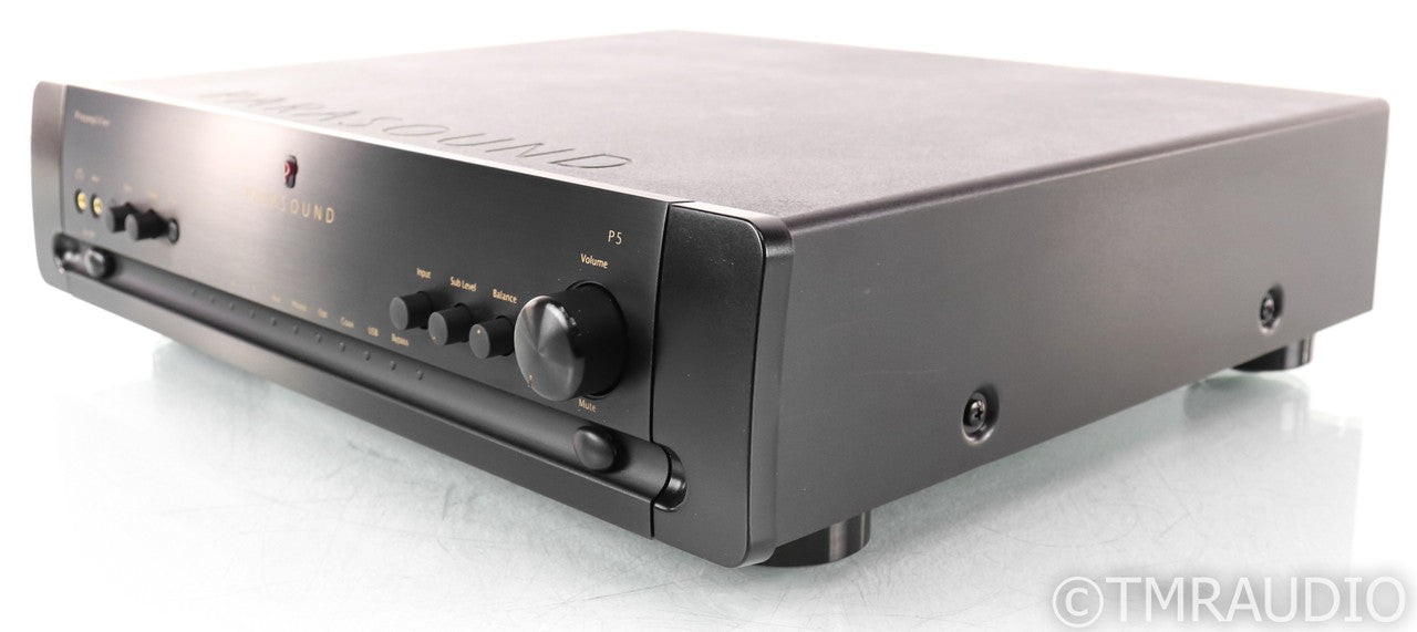 Parasound Halo P5 2.1 Channel Preamplifier; P-5; Remote; MM/MC Phono; Black