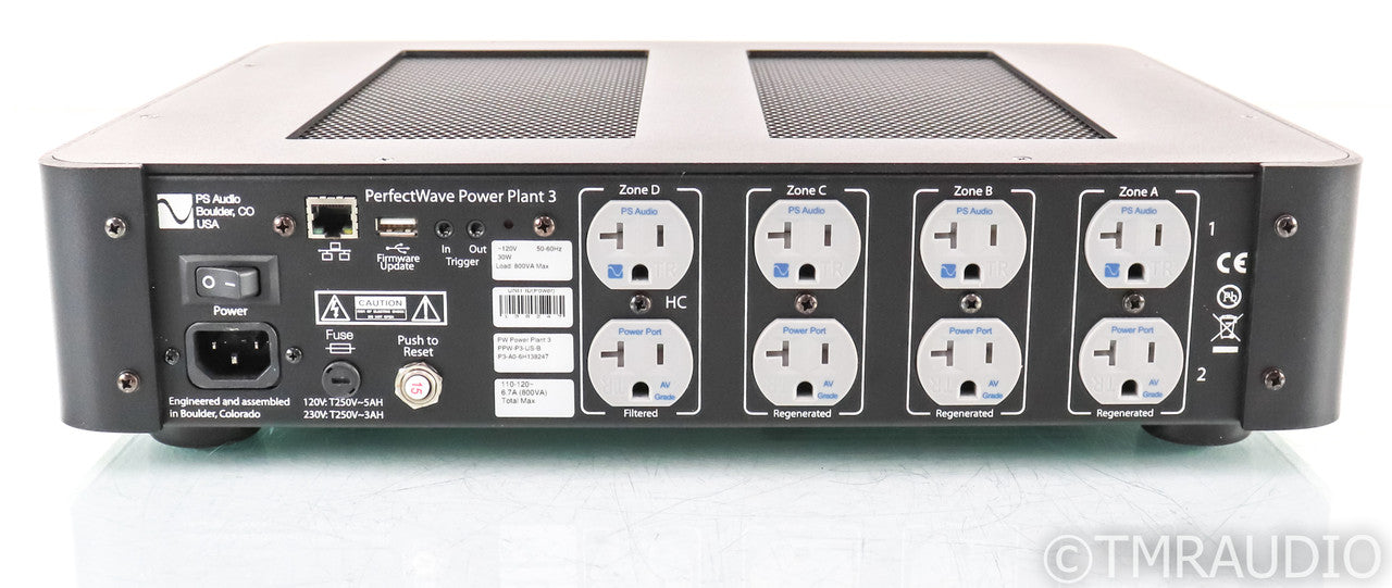 PS Audio PerfectWave Power Plant 3 Power Conditioner; AC Regenerator; P3; Black