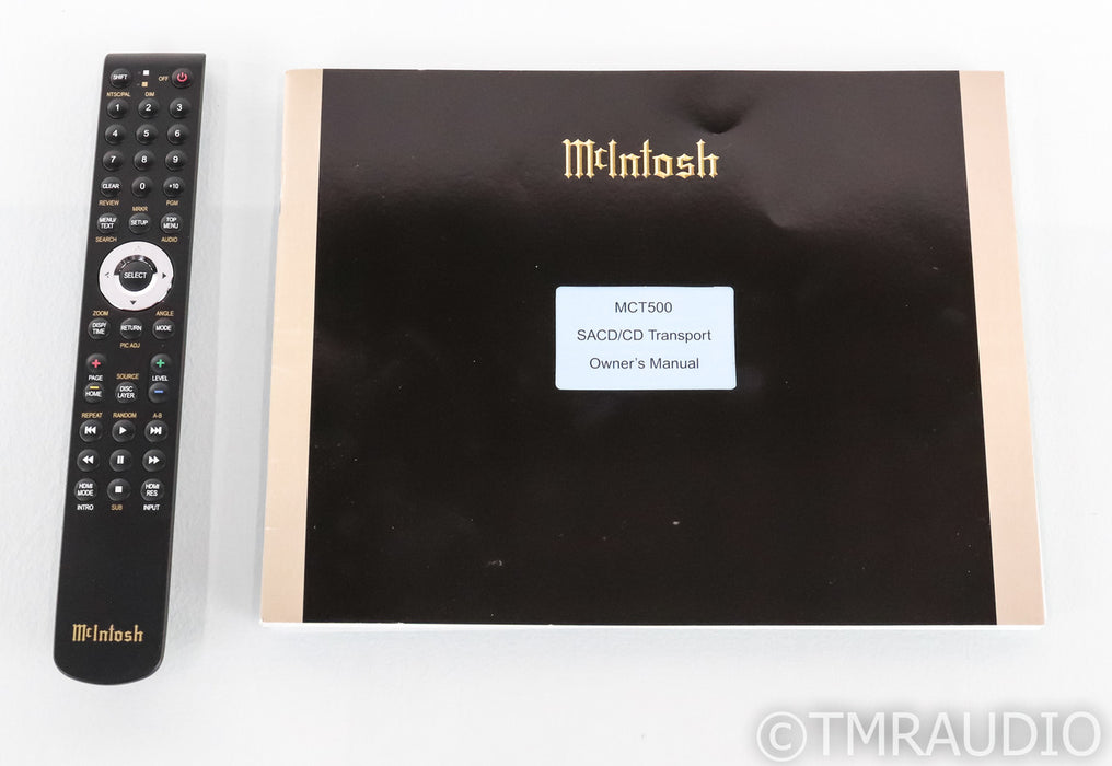 McIntosh MCT500 SACD / CD Transport; MCT-500; Remote