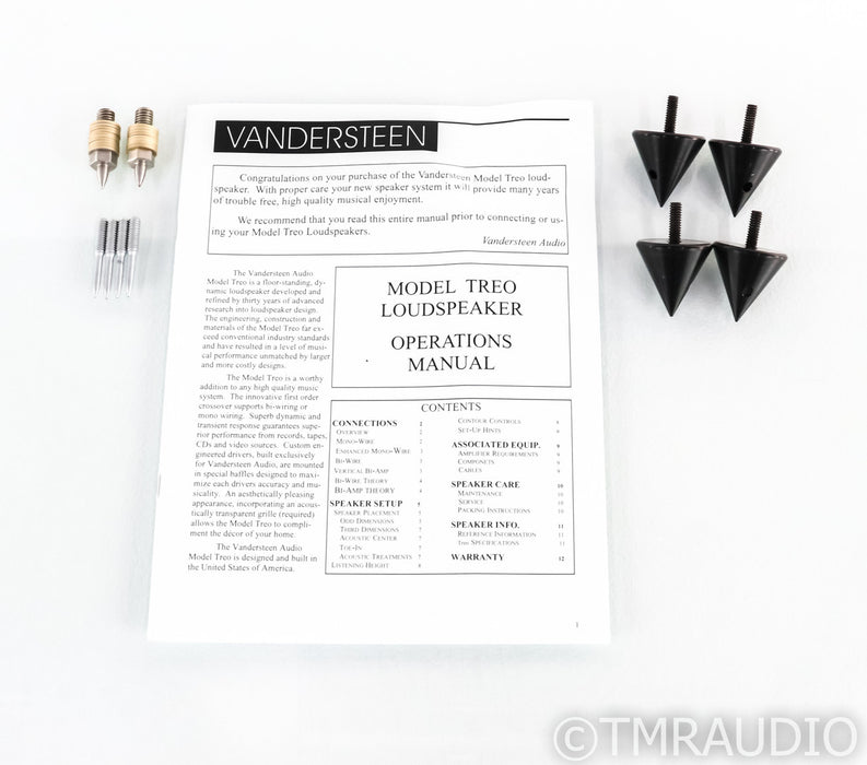 Vandersteen Treo CT Floorstanding Speakers