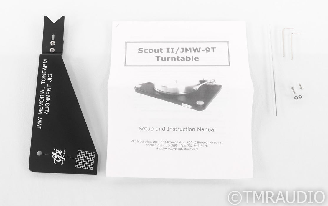 VPI Scout II Turntable; JMW Memorial Tonearm (No Cartridge)