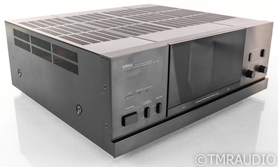 Yamaha Natural Sound M-45 Vintage Stereo Power Amplifier; NS-M45; Black