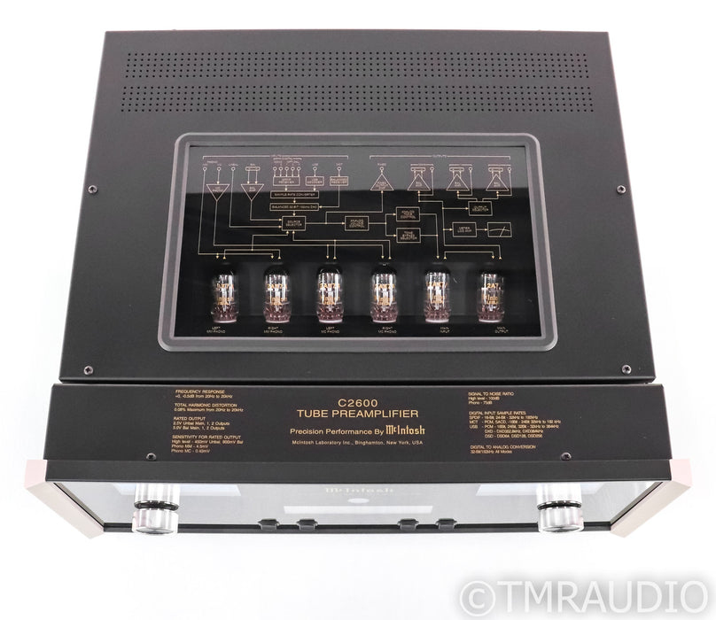 McIntosh C2600 Stereo Tube Preamplifier; C-2600; Remote; MM / MC Phono