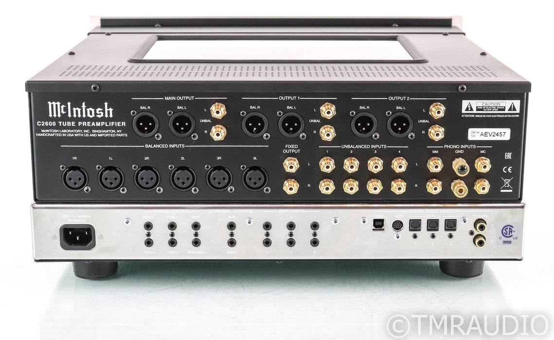 McIntosh C2600 Stereo Tube Preamplifier; C-2600; Remote; MM / MC Phono