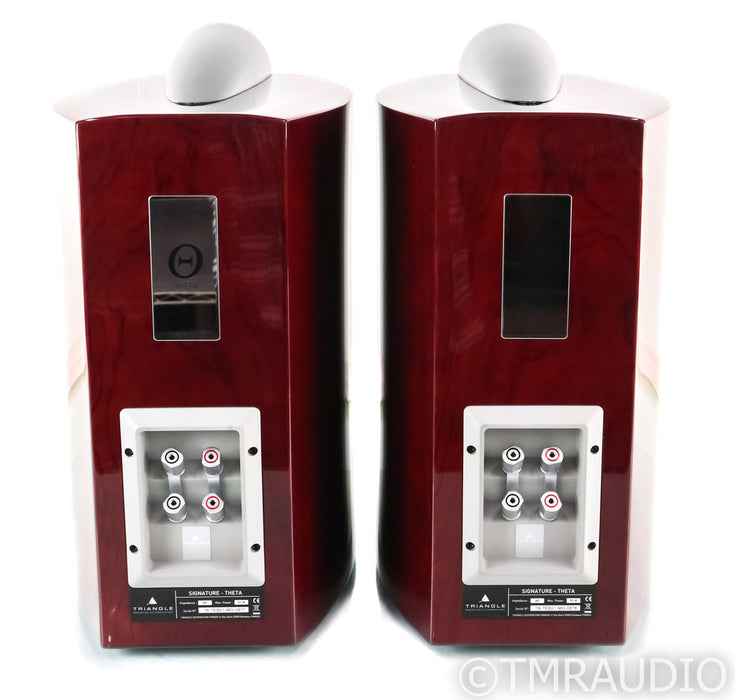 Triangle Signature Theta Bookshelf Speakers; Mahogany Pair; Mahogany Pair
