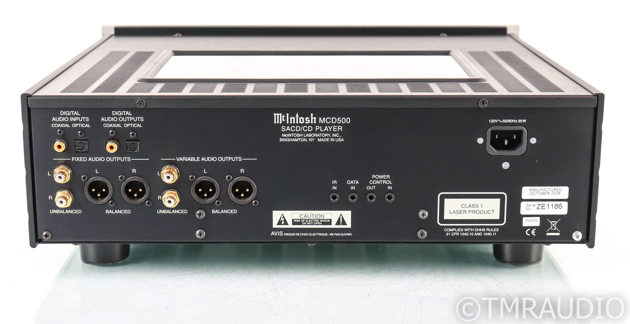 McIntosh MCD500 CD / SACD Player; MCD-500; Remote