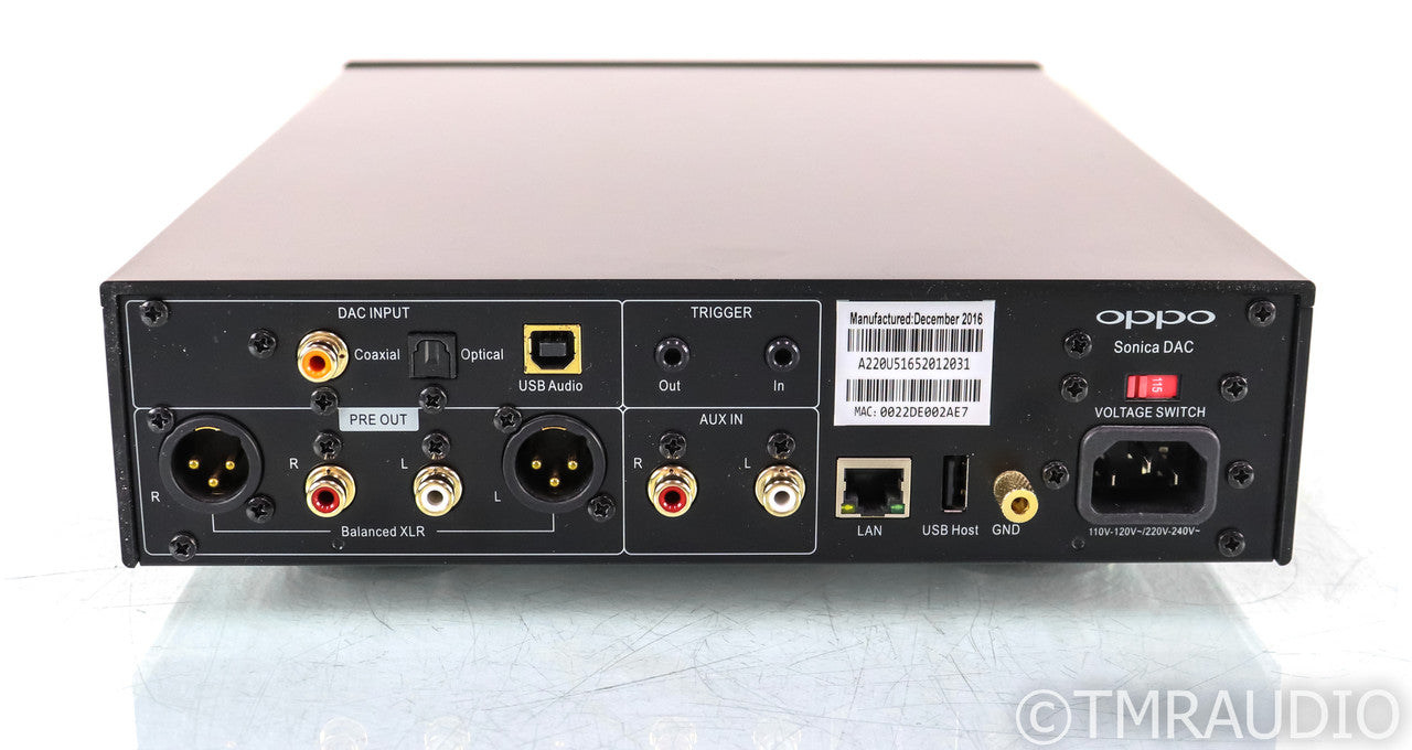 Oppo Sonica SDAC-3 DAC; D/A Converter; SDAC3; Black