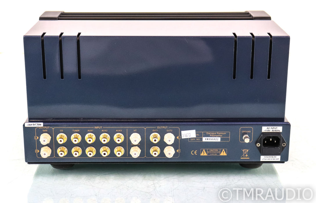 PrimaLuna DiaLogue Premium Stereo Tube Preamplifier; Remote