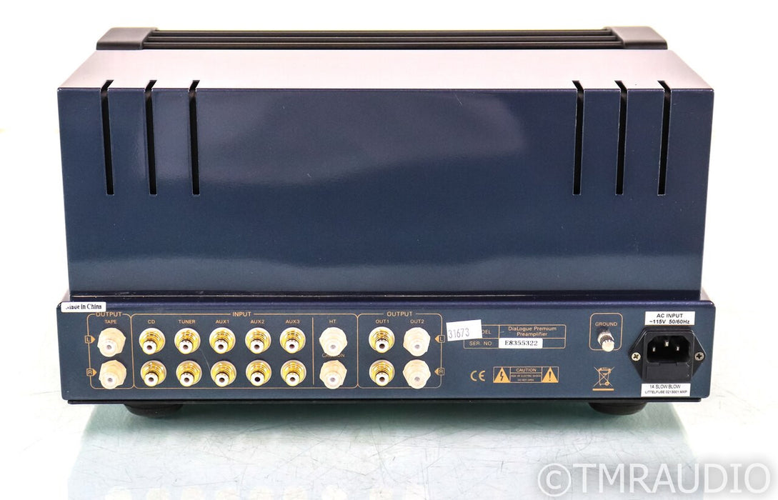 PrimaLuna DiaLogue Premium Stereo Tube Preamplifier; Remote