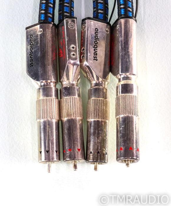 AudioQuest WEL Signature RCA Cables; 1.5m Pair Interconnects; 1st Gen; 72v DBS