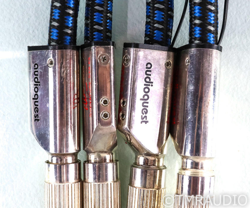 AudioQuest WEL Signature RCA Cables; 1.5m Pair Interconnects; 1st Gen; 72v DBS