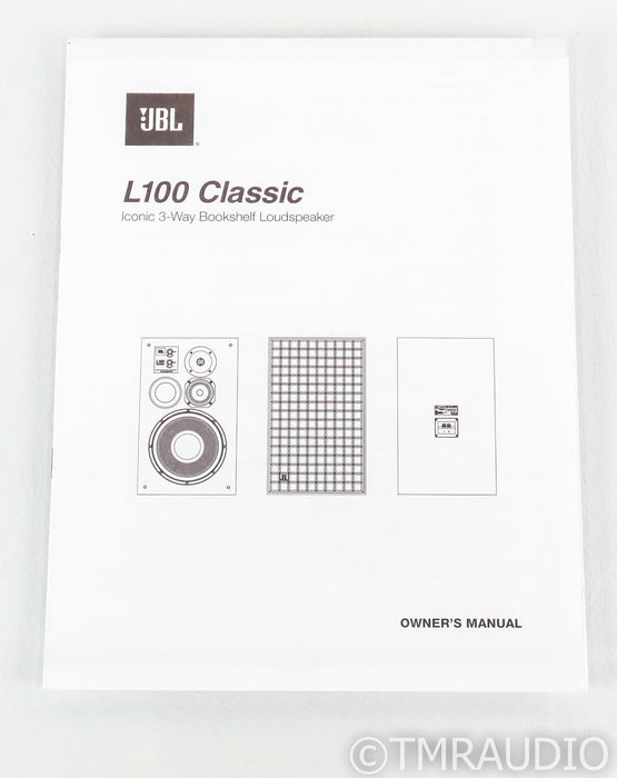 JBL L100 Classic Bookshelf Speakers