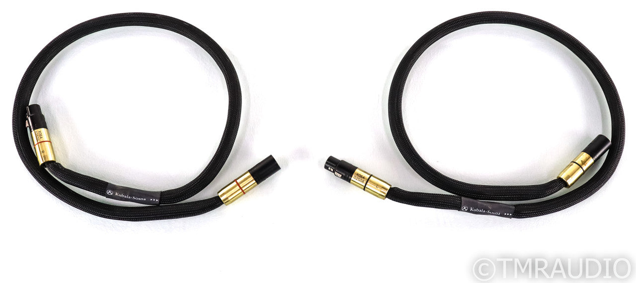 Kubala Sosna Expression XLR Cables; X06A; 1m Pair Balanced Interconnects