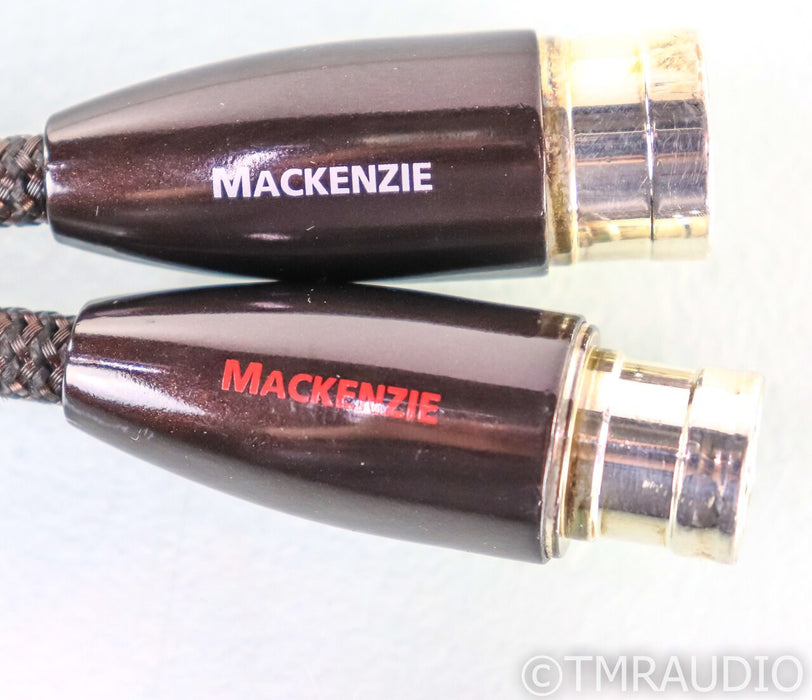 AudioQuest Mackenzie XLR Cables; 1m Pair Balanced Interconnects (One Slightly Longer)