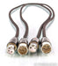 AudioQuest Mackenzie XLR Cables; 1m Pair Balanced Interconnects (One Slightly Longer)