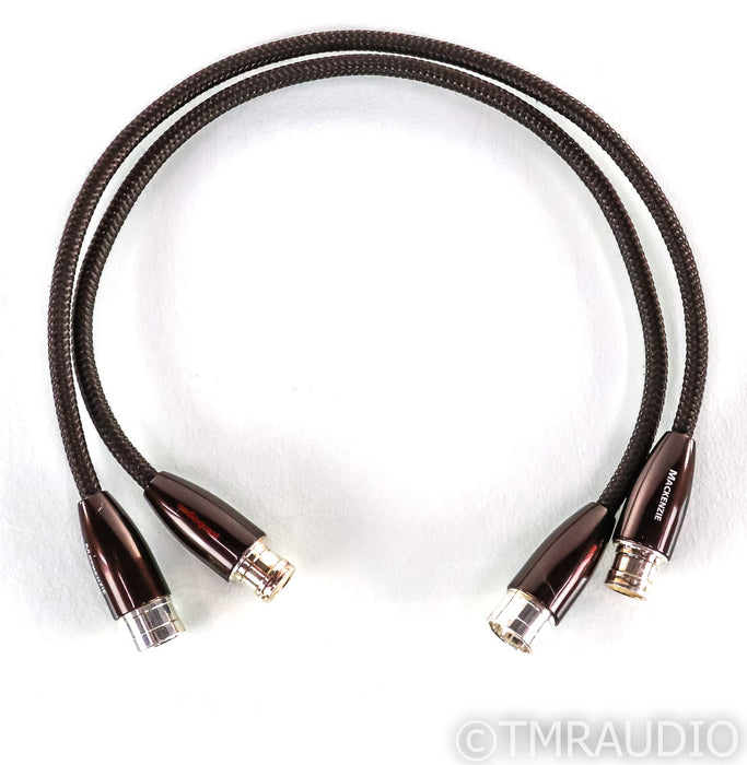 AudioQuest Mackenzie XLR Cables; .5m Pair Balanced Interconnects