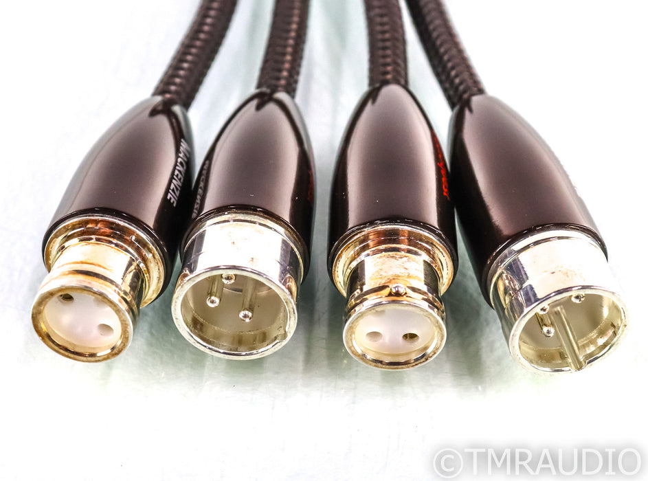 AudioQuest Mackenzie XLR Cables; .5m Pair Balanced Interconnects