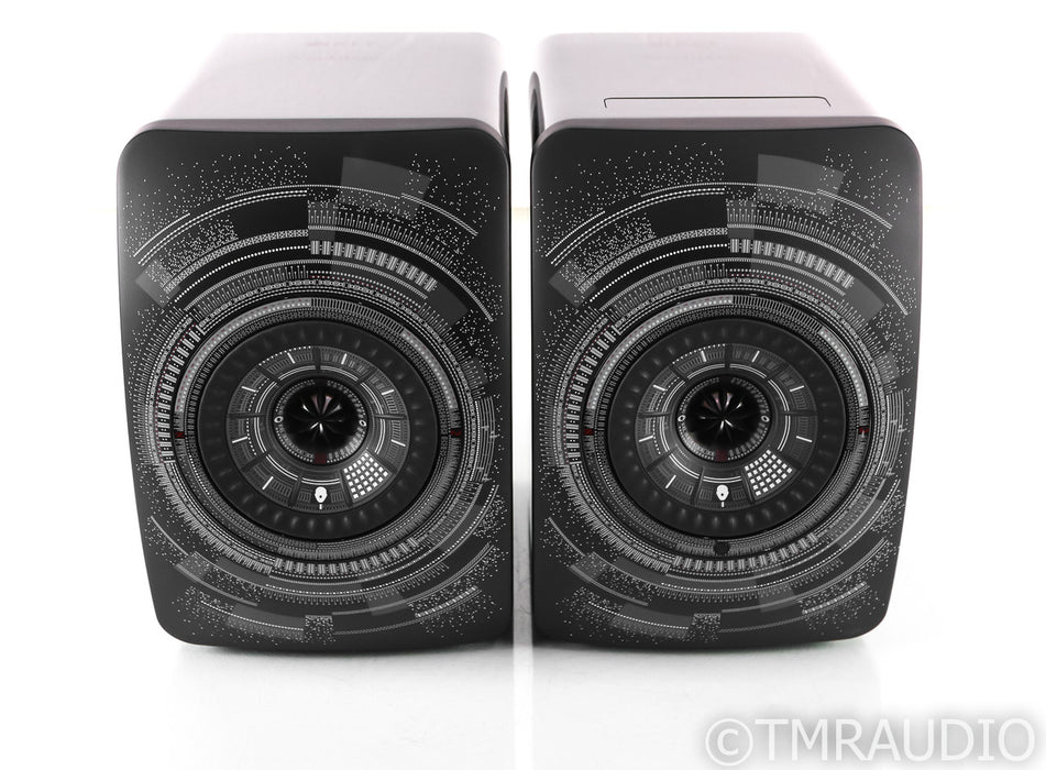 KEF LS50W Nocturne Wireless Bookshelf Speakers; Pair; Marcel Wanders Edition