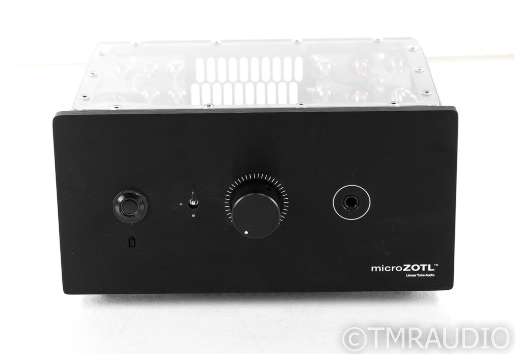 Linear Tube Audio MicroZOTL MZ2-S Tube Headphone Amplifier; Integrated; Upgrades