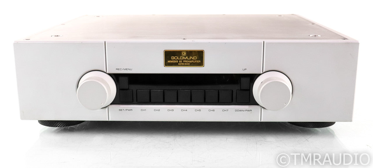 Goldmund Mimesis 22 Stereo Preamplifier; Silver (No Remote)