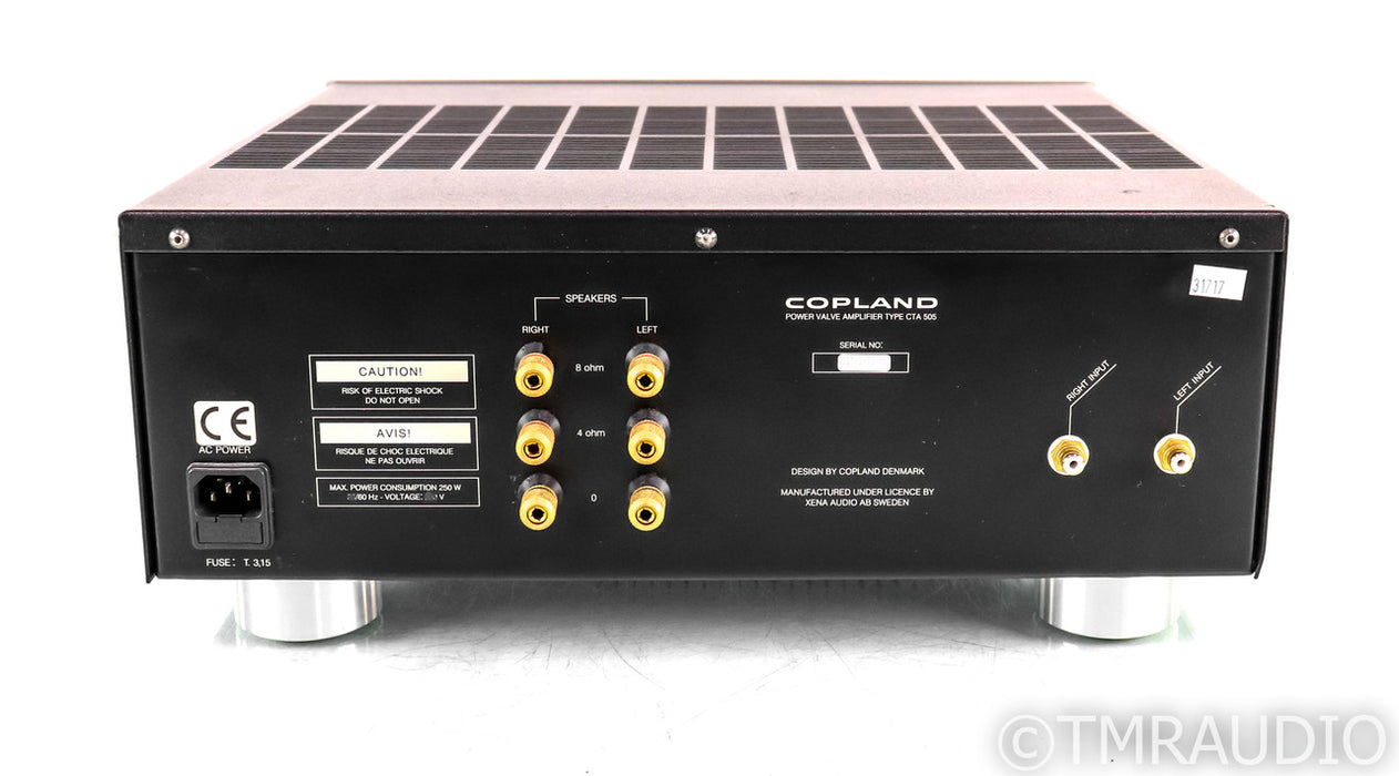 Copland CTA 505 Stereo Tube Power Amplifier; CTA505; Silver (230V)
