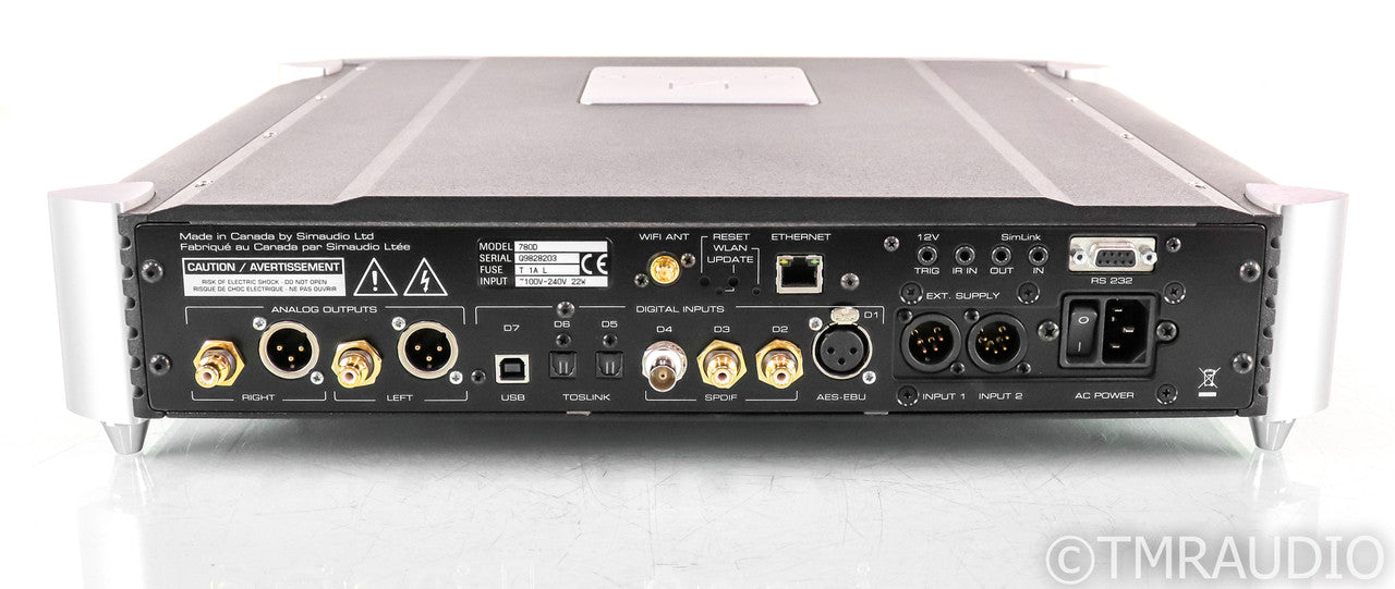 Simaudio Moon 780D V2 DAC; D/A Converter; Network Streamer; Warranty