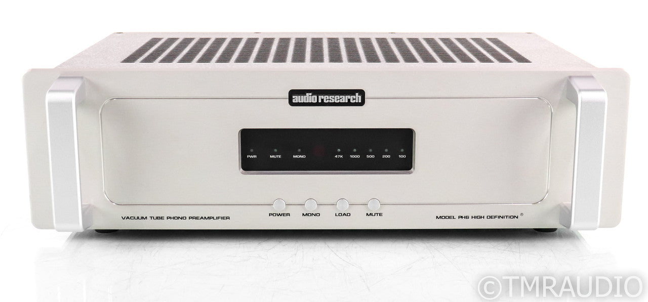 Audio Research PH6 MM / MC Tube Hybrid Phono Preamplifier; Silver; PH-6