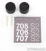 B&W 705 S2 Bookshelf Speakers; Gloss Black Pair