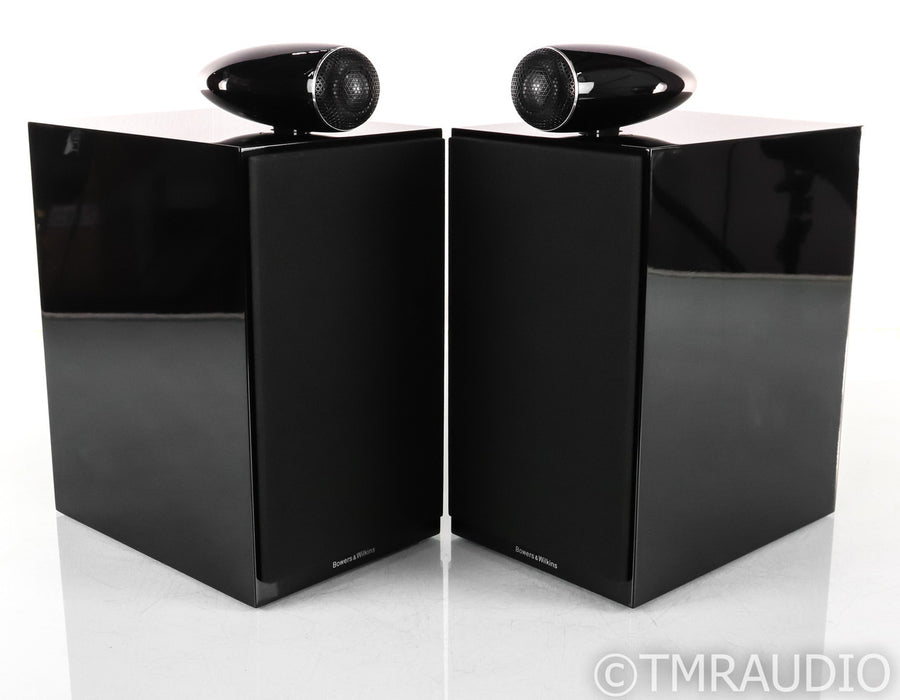 B&W 705 S2 Bookshelf Speakers; Gloss Black Pair