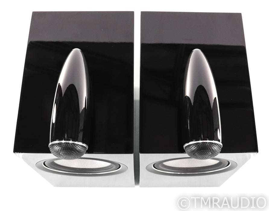 B&W 705 S2 Bookshelf Speakers; Gloss Black Pair