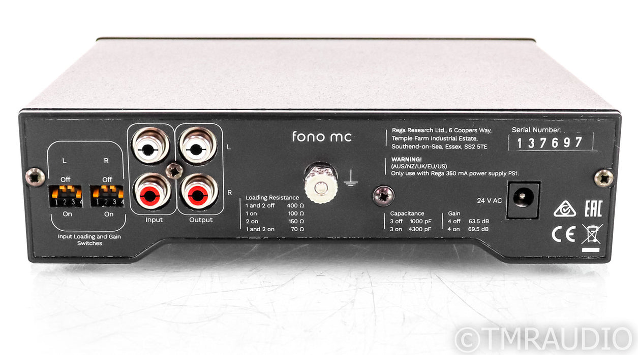 Rega Fono MC Phono Preamplifier; Moving Coil; Open Box w/ Warranty