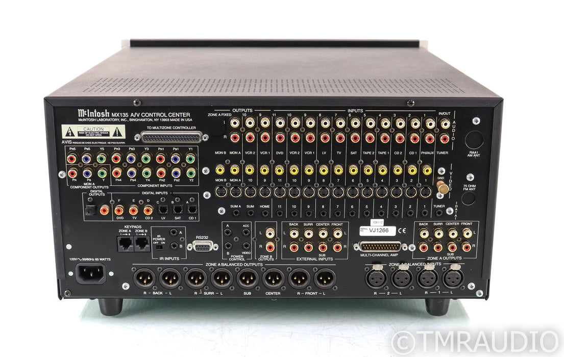 McIntosh MX135 7.1 Channel Home Theater Processor; MX-135; Remote