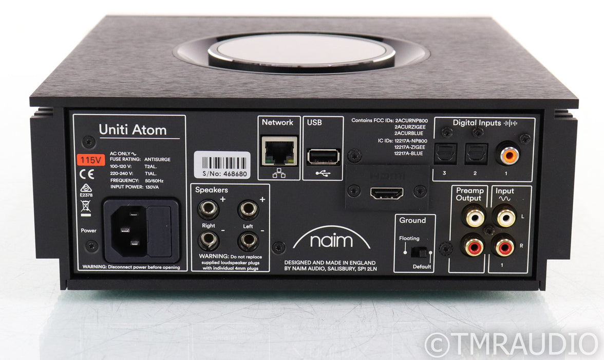 Naim Uniti Atom Stereo Integrated Amplifier; DAC; Network Streamer