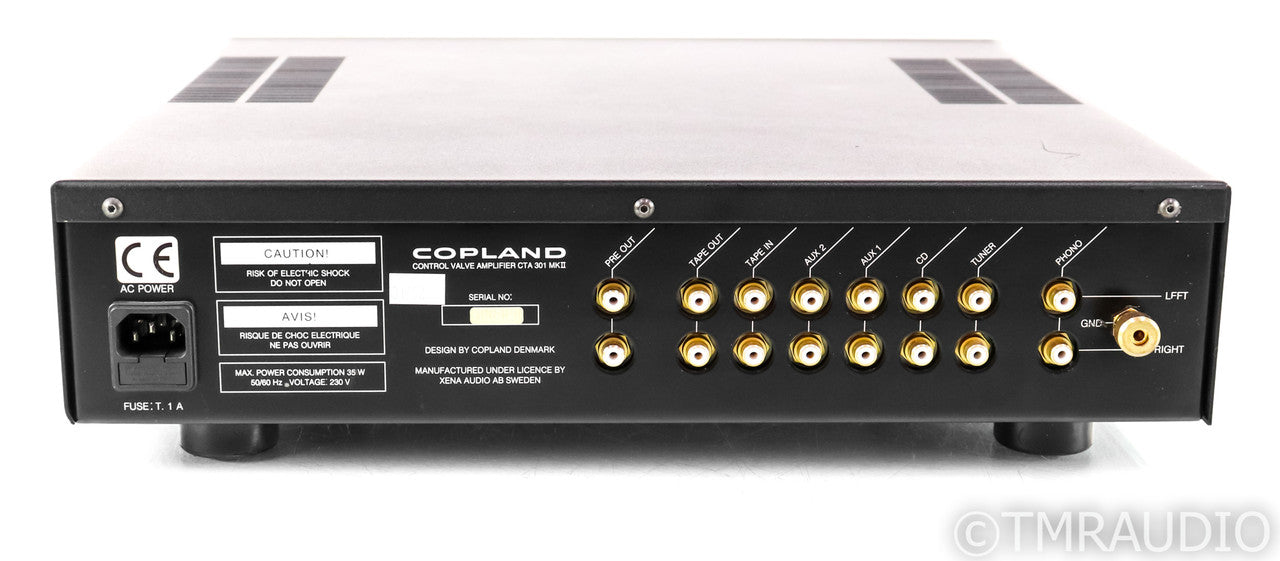 Copland CTA 301 MkII Stereo Tube Preamplifier; CTA-301 Mk2; MM Phono; 230V